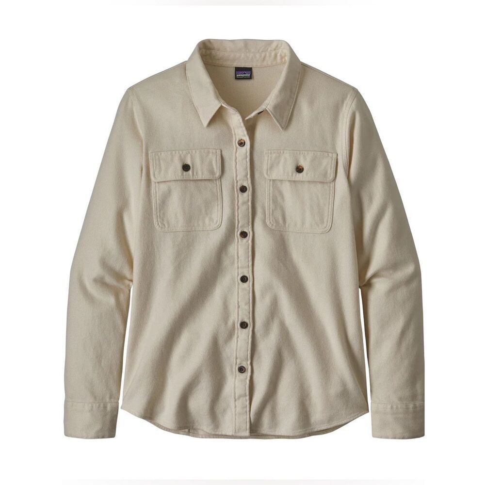Patagonia W's Long-Sleeved Fjord Flannel Shirt Large